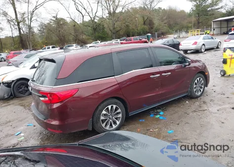 2021 Honda Odyssey Ex-L from USA, damaged, VIN 5FNRL6H76MB016245